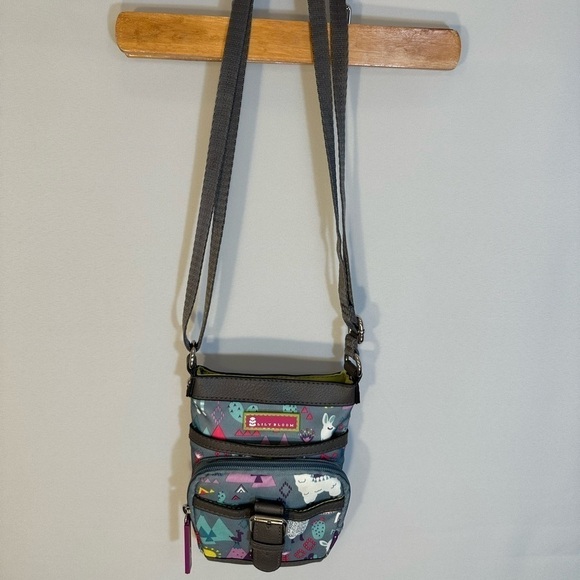 Lily Bloom Gay Crossbody Purse Llame Themed Zipper Strap Travel Eco Pockets S - Picture 3 of 16